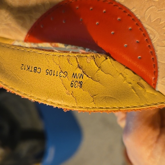 b.o.c. Orange Wedge Sandals - Picture 5 of 5